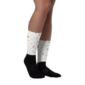 Zilla Dots Birthday Cake Socks