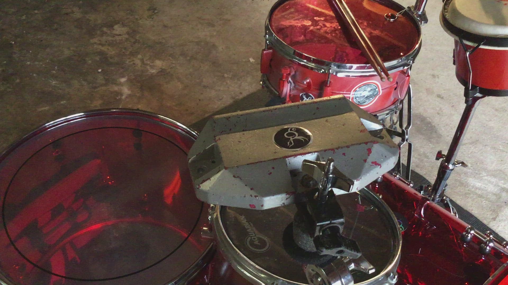 SurfZilla Philly Crimson Drum Kit