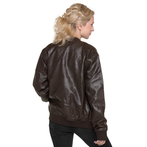 Princess Lauren Leather Bomber Jacket