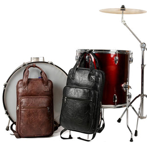 “Uncle” Faux Leather Stick Bag + Drum Recording/Mixing 101