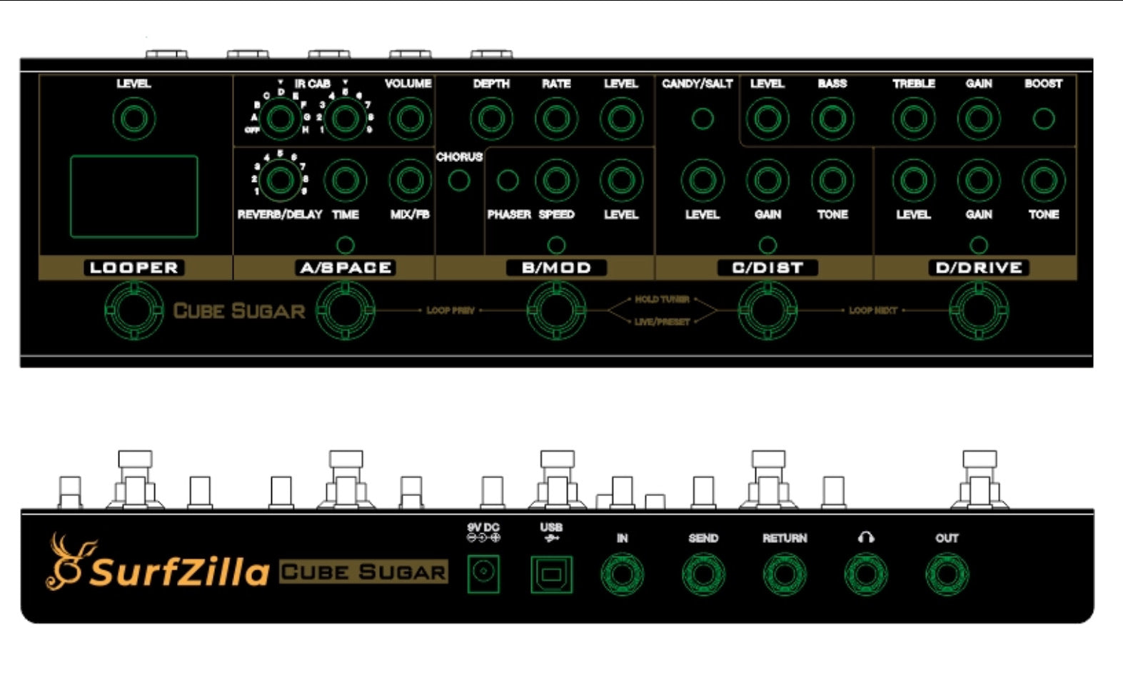 Zilla FX Pedal Pro