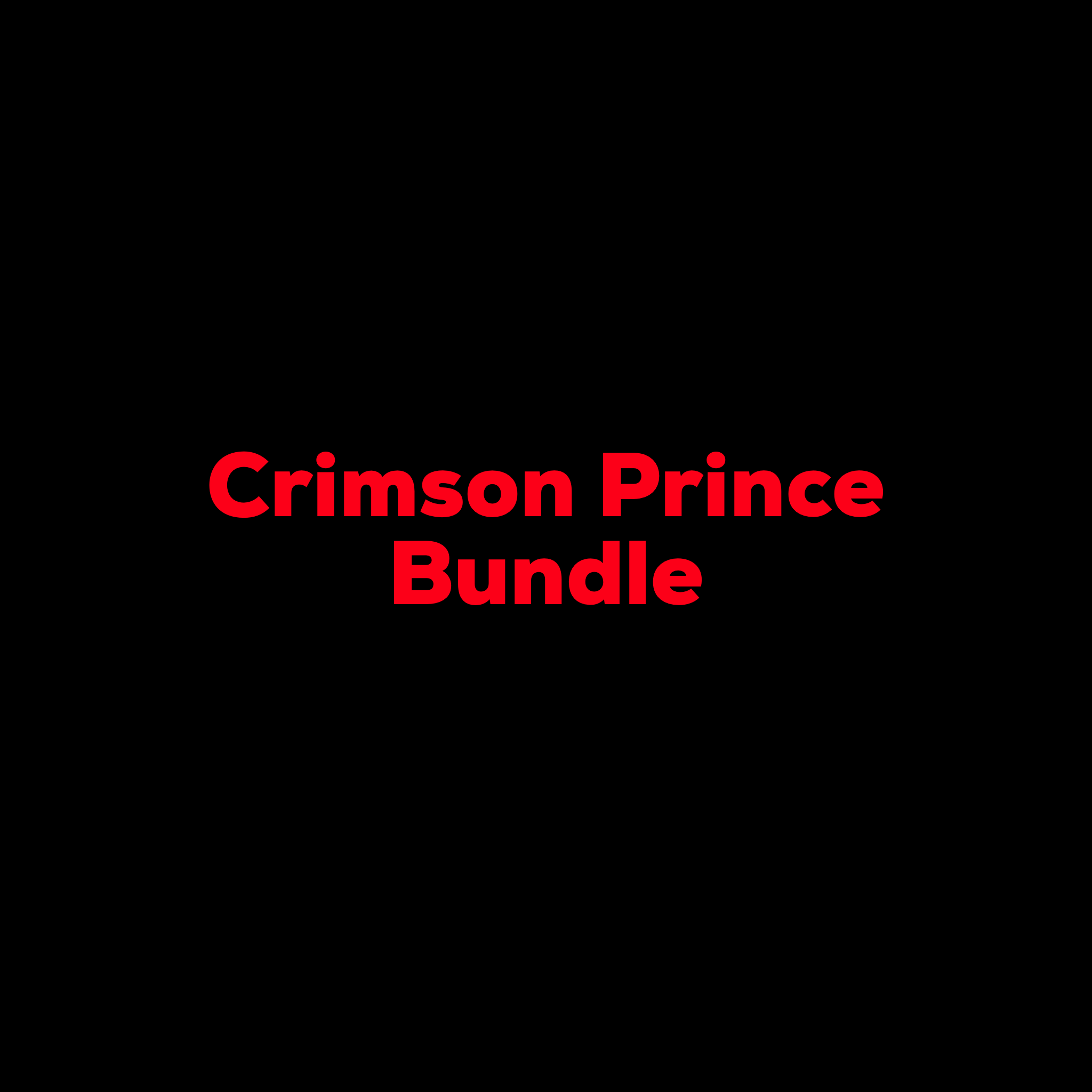 Crimson Prince Bundle