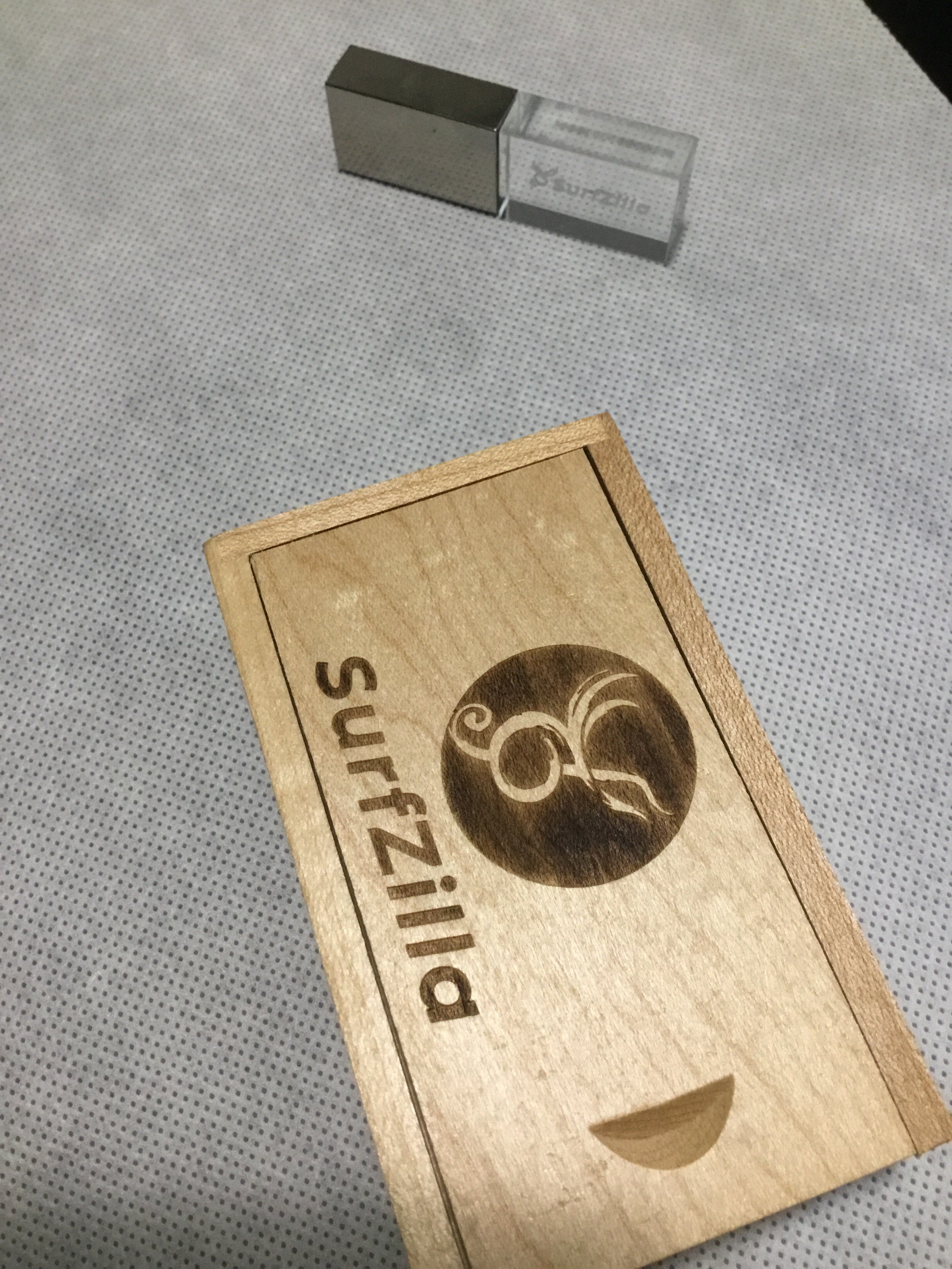 Wooden SurfZilla Guitar Flash Drive