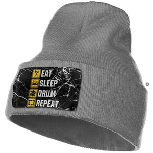 Eat Sleep Drum Repeat Beanies