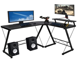 Compact L-Desk for Gaming/Studio