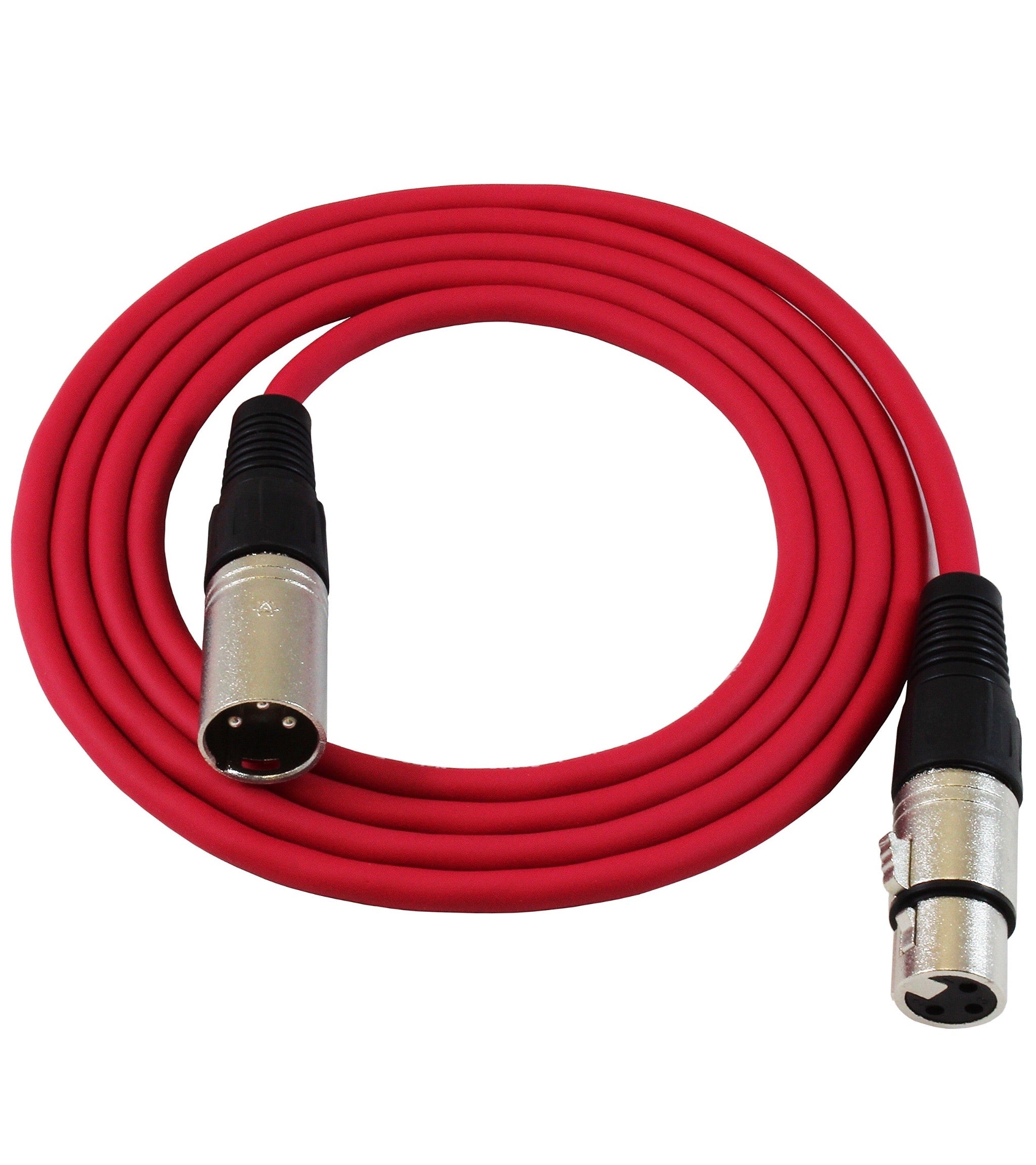 6 Pack Colored XLR Cables