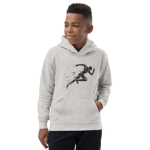 Cyborg Runner Unisex Kids Hoodie