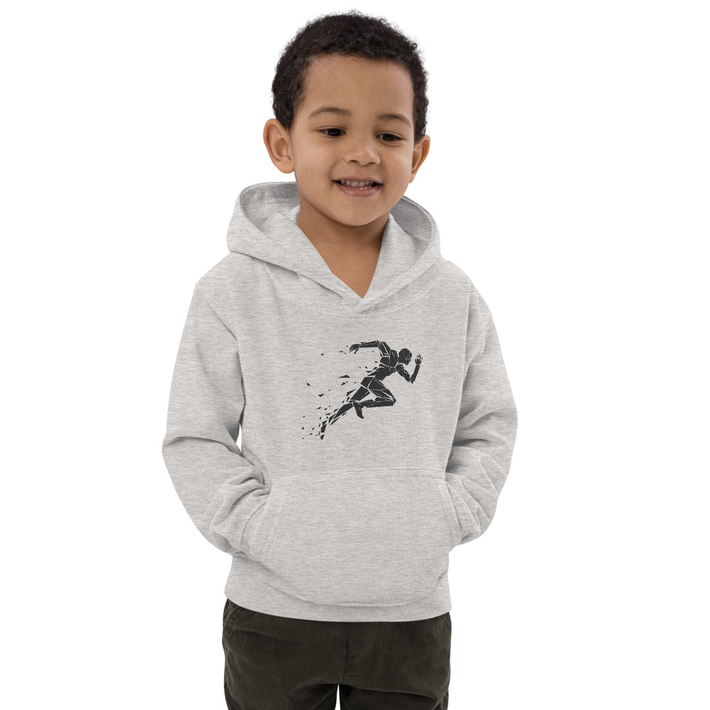 Cyborg Runner Unisex Kids Hoodie
