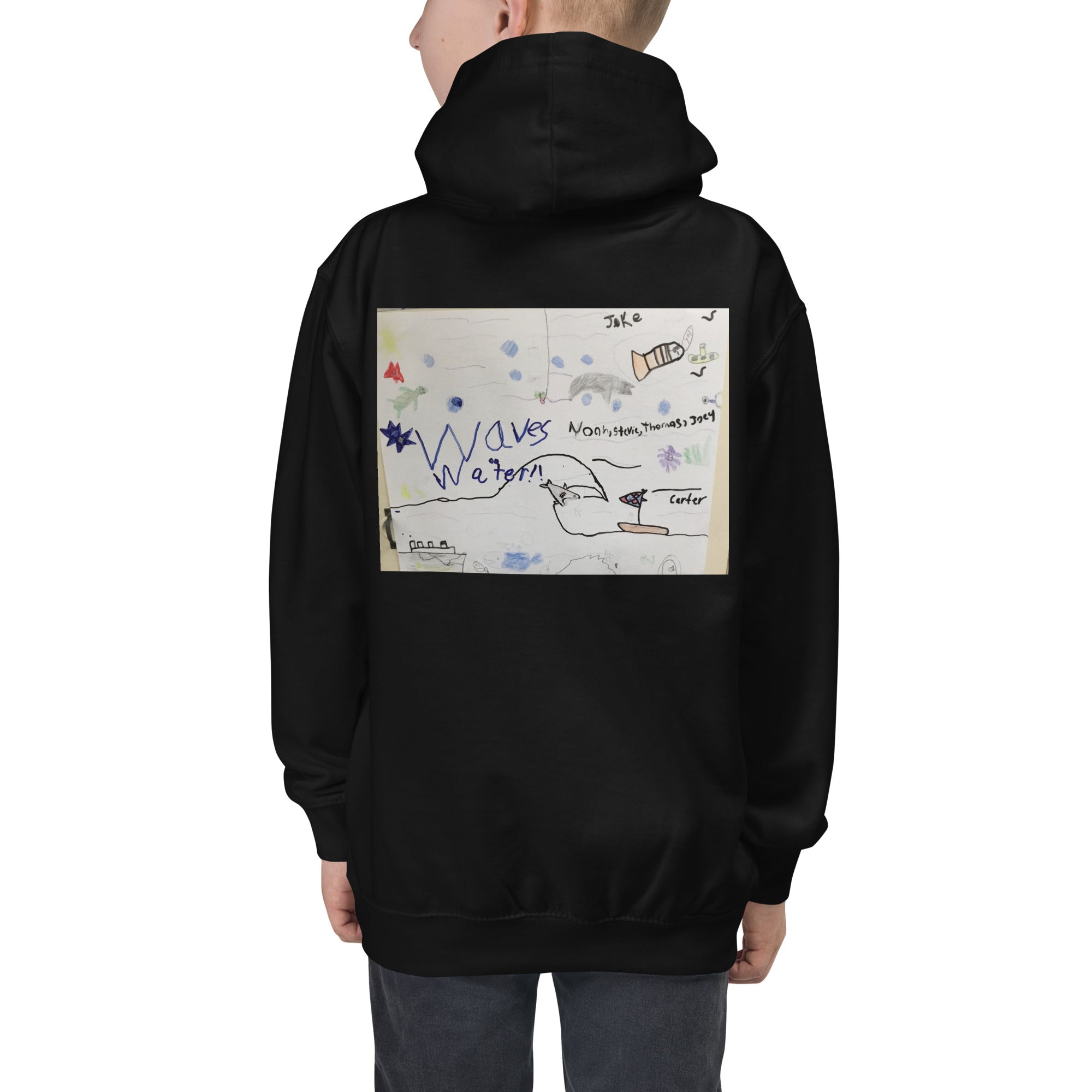 HF Waves of Water Kids Hoodie