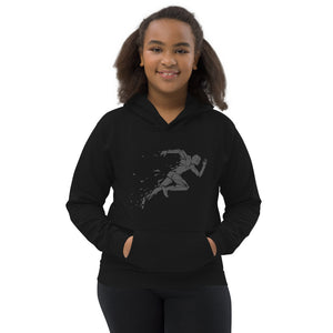 Cyborg Runner Unisex Kids Hoodie