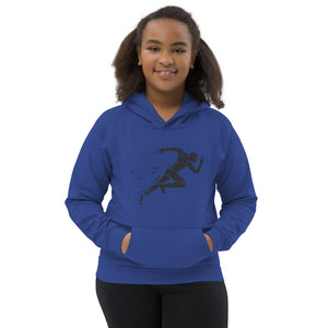 Cyborg Runner Unisex Kids Hoodie