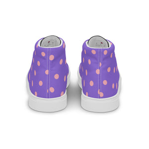 Princess Lauren Party high top canvas shoes