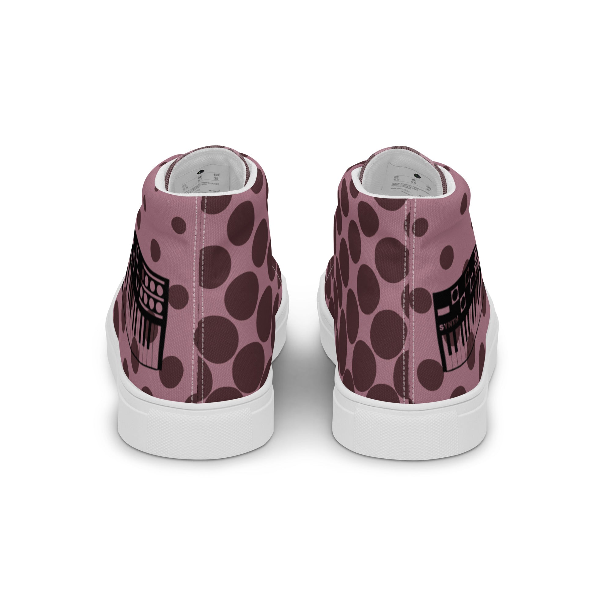 SurfZilla Synth Syrup Men’s high top canvas shoes