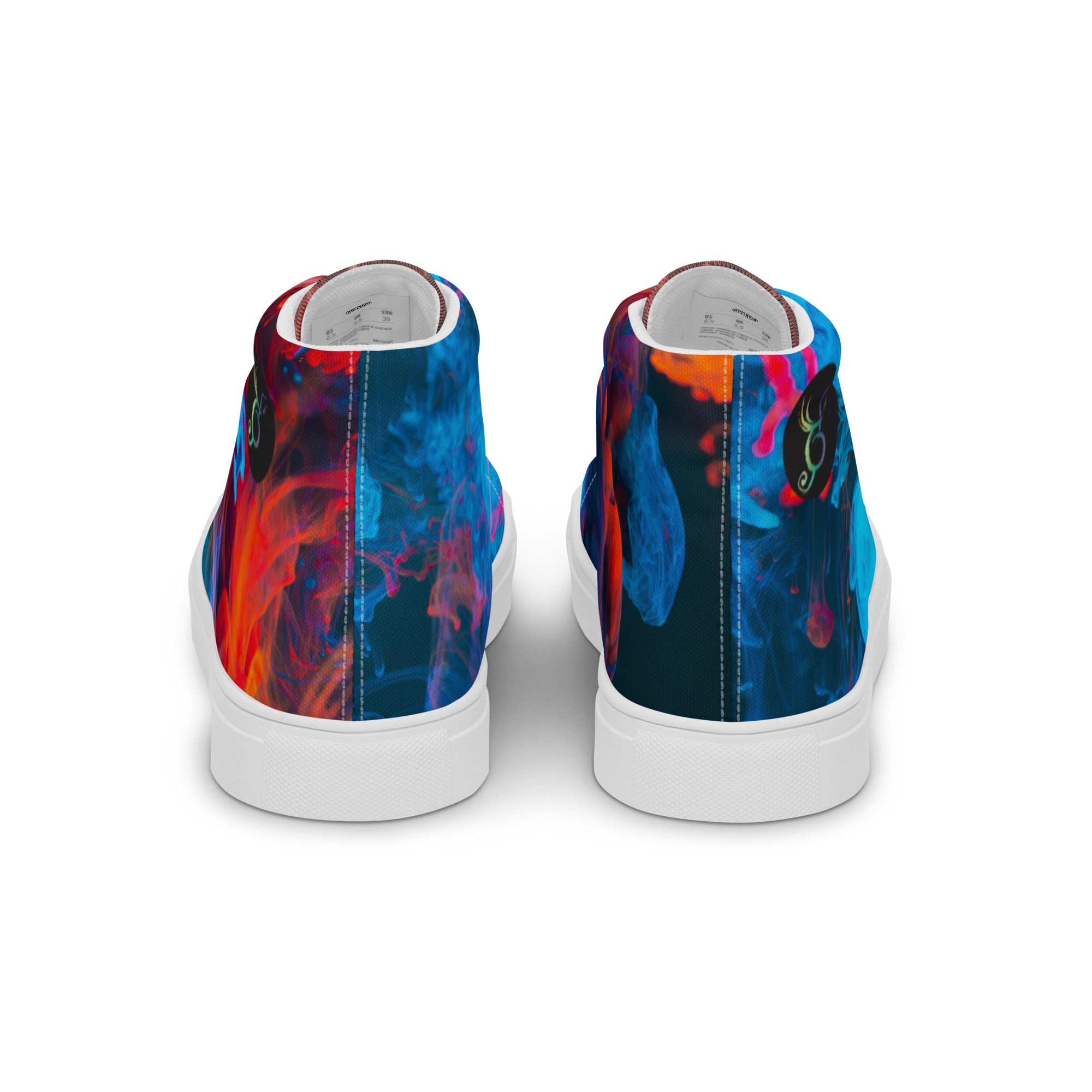 SurfZilla Abstract 1 Men’s high top canvas shoes
