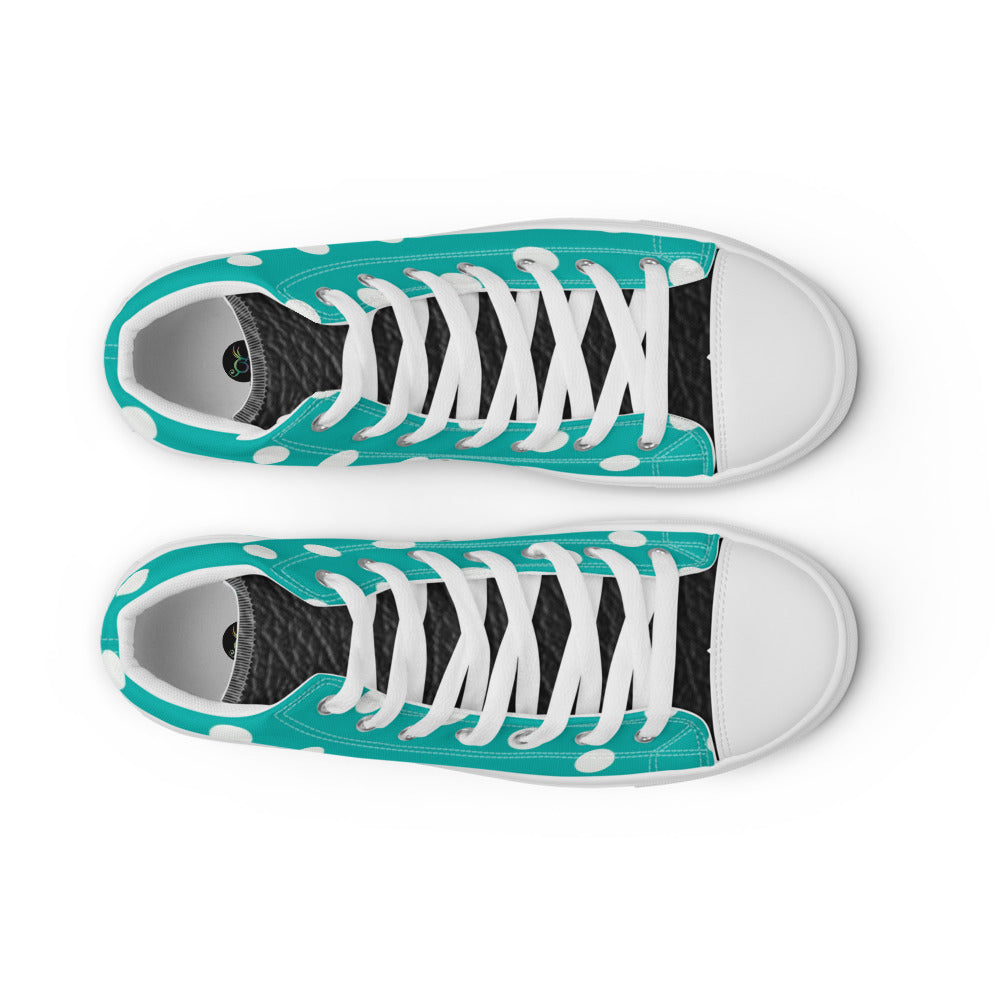 Zilla Dotz Aqua Men’s high top canvas shoes