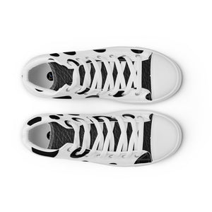 SurfZilla Zilla Dots Moozick Men’s high top canvas shoes