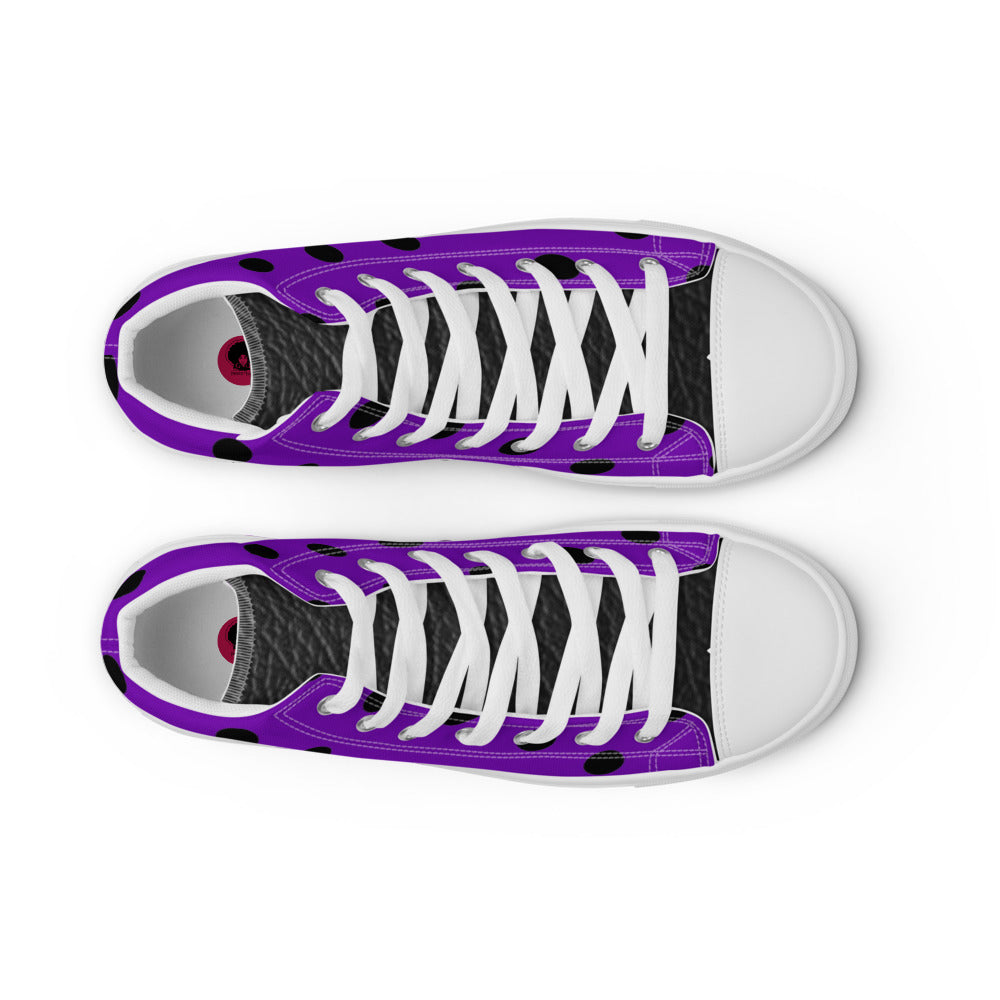 Princess Lauren Candy Land high top canvas shoes