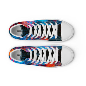 SurfZilla Abstract 1 Men’s high top canvas shoes