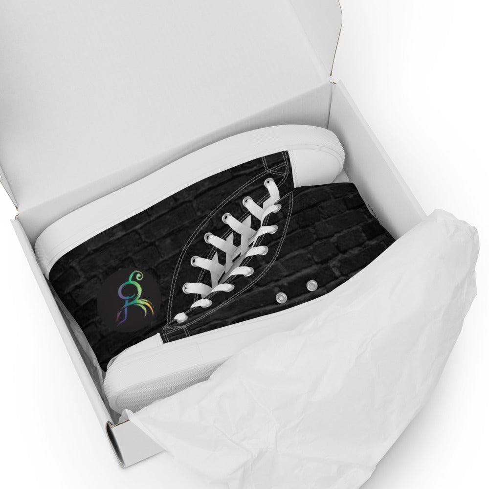SurfZilla Midnighter Men’s high top canvas shoes