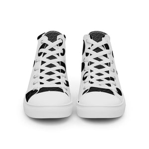SurfZilla Zilla Dots Moozick Men’s high top canvas shoes