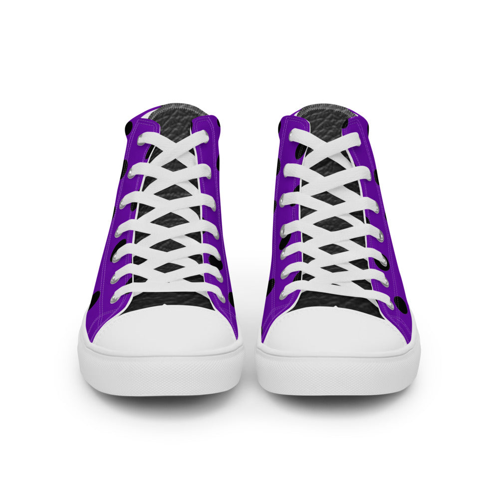 Princess Lauren Candy Land high top canvas shoes