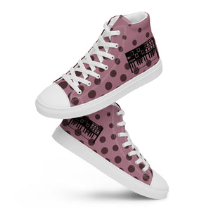 SurfZilla Synth Syrup Men’s high top canvas shoes