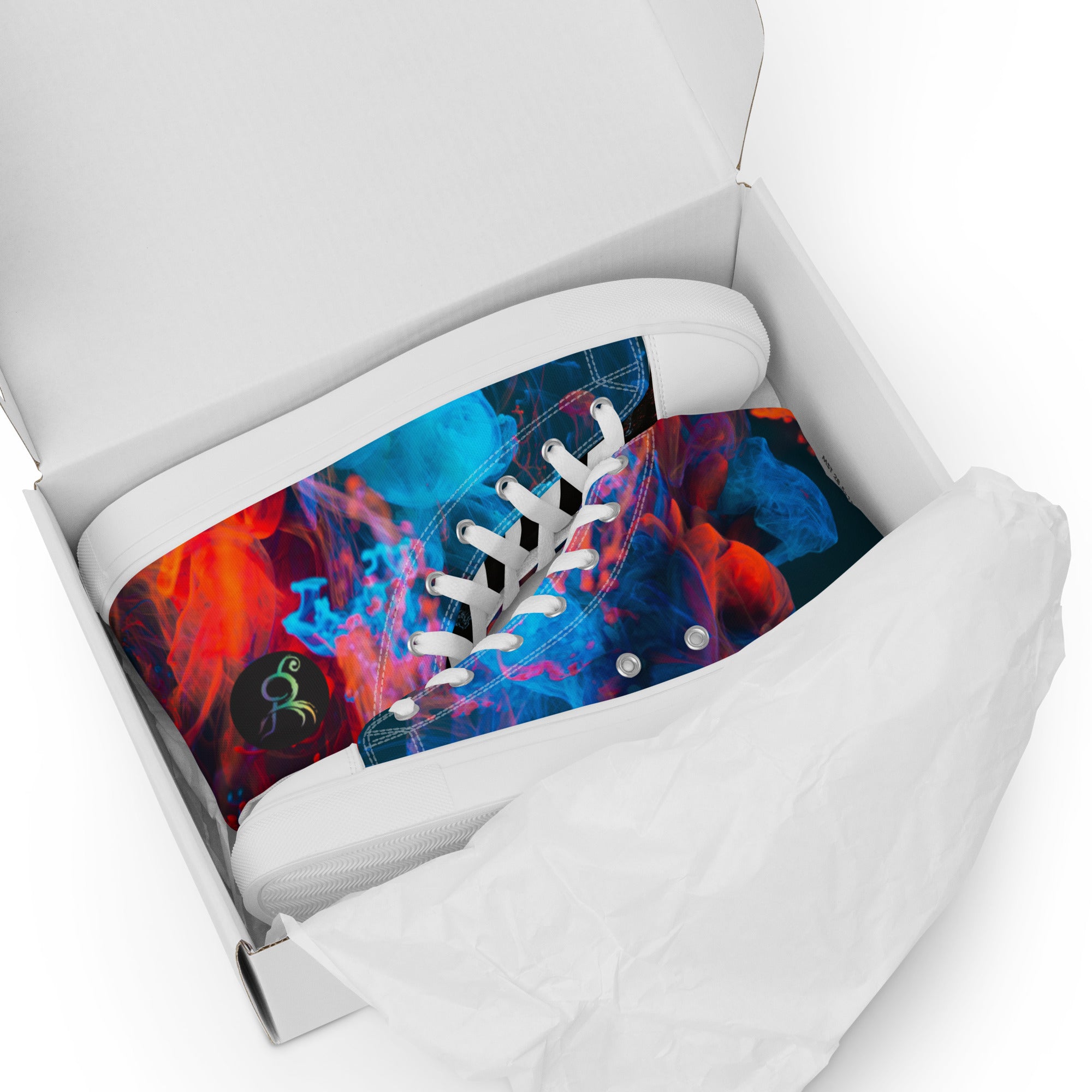 SurfZilla Abstract 1 Men’s high top canvas shoes