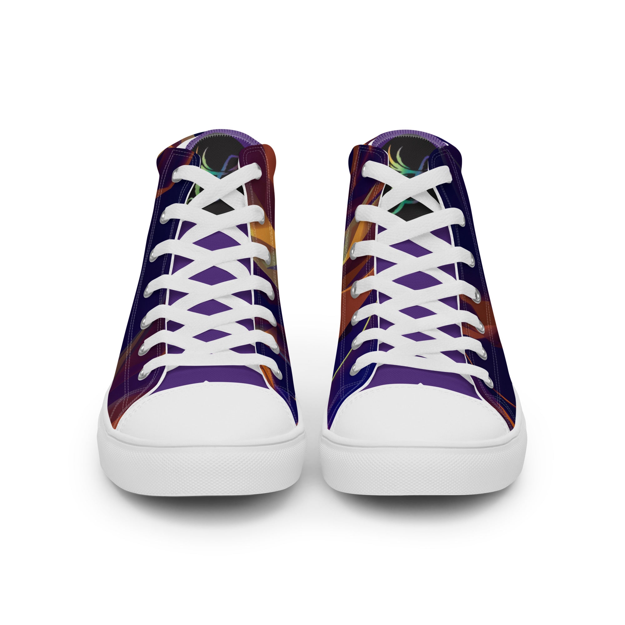 Abstract: IndiGold Men’s high top canvas shoes