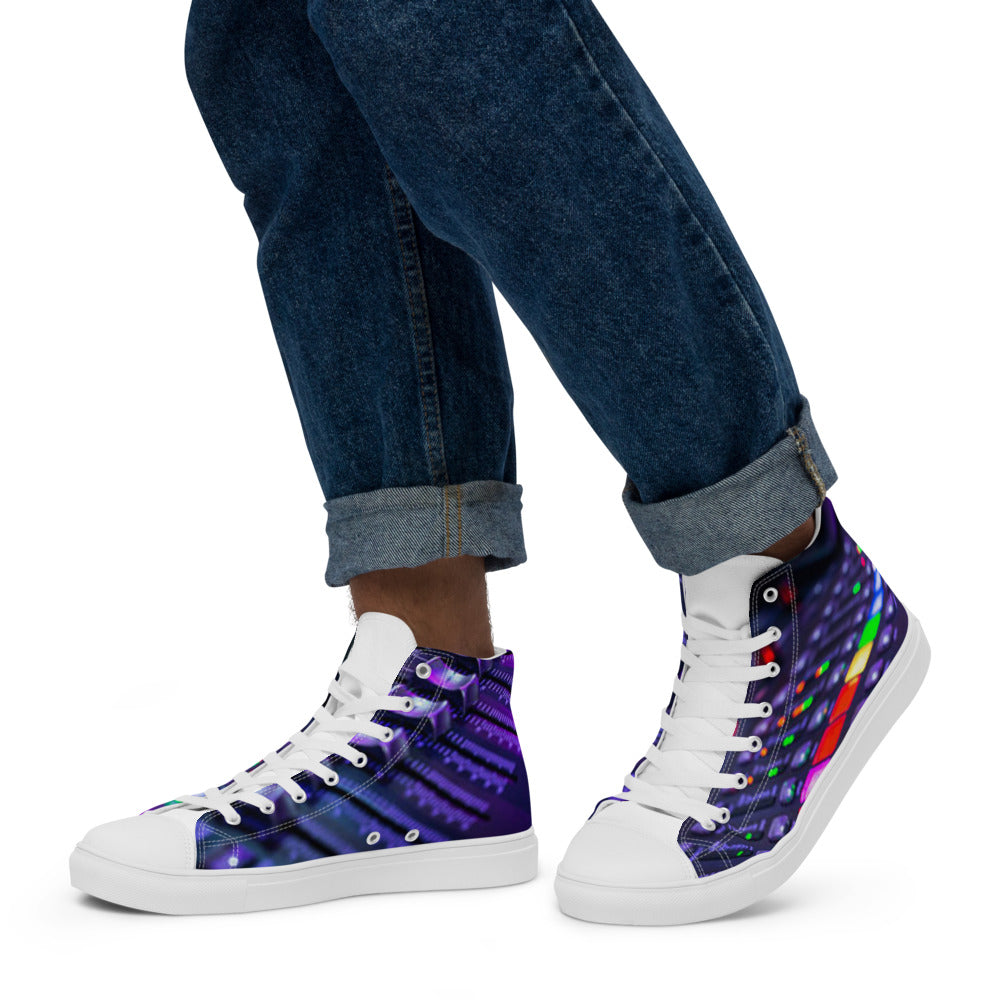 Wax Masters Men’s high top canvas shoes