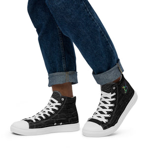 SurfZilla Midnighter Men’s high top canvas shoes