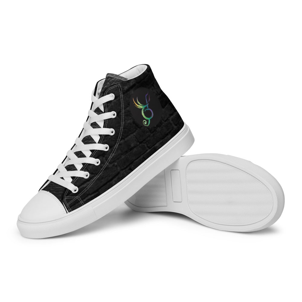 SurfZilla Midnighter Men’s high top canvas shoes