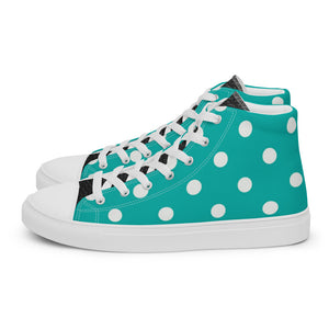Zilla Dotz Aqua Men’s high top canvas shoes