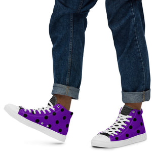 Princess Lauren Candy Land high top canvas shoes