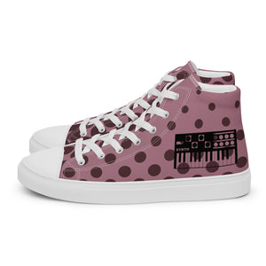 SurfZilla Synth Syrup Men’s high top canvas shoes
