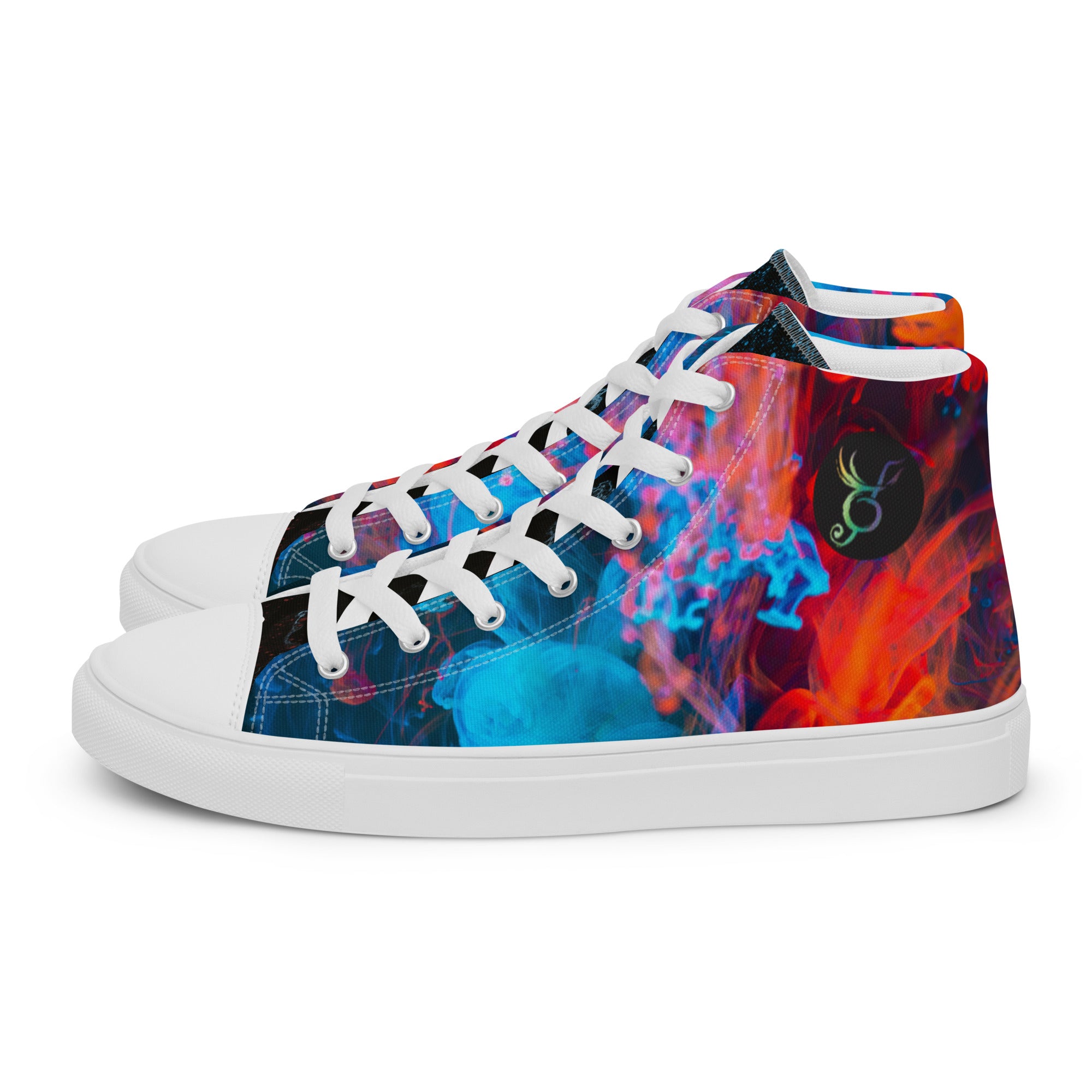 SurfZilla Abstract 1 Men’s high top canvas shoes