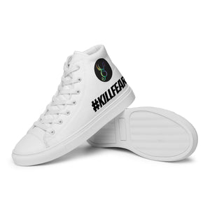 #KillFear Men’s high top canvas shoes
