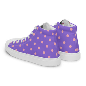 Princess Lauren Party high top canvas shoes