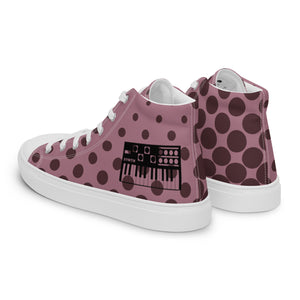 SurfZilla Synth Syrup Men’s high top canvas shoes