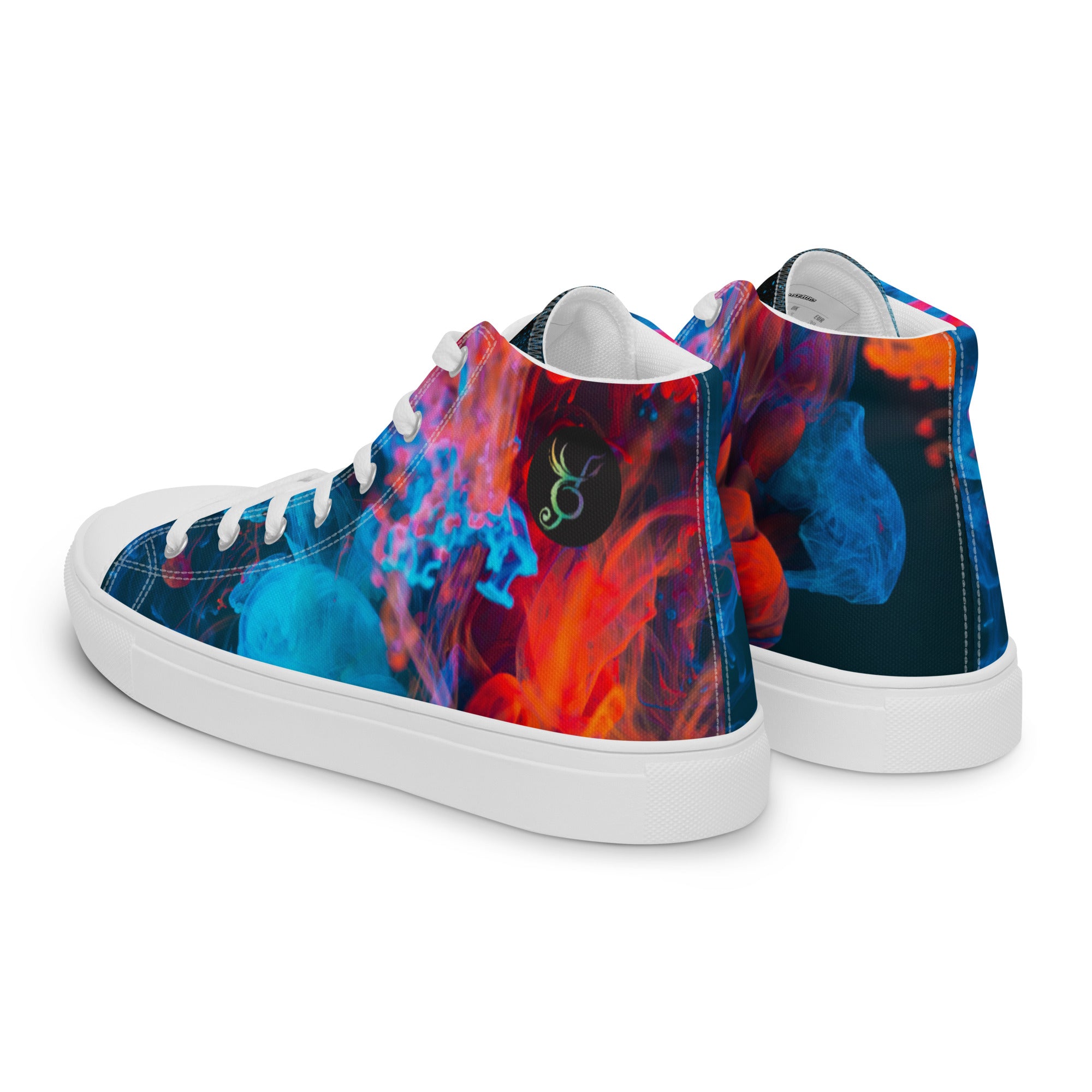 SurfZilla Abstract 1 Men’s high top canvas shoes
