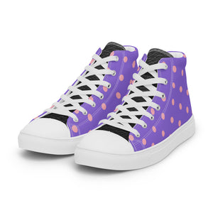 Princess Lauren Party high top canvas shoes