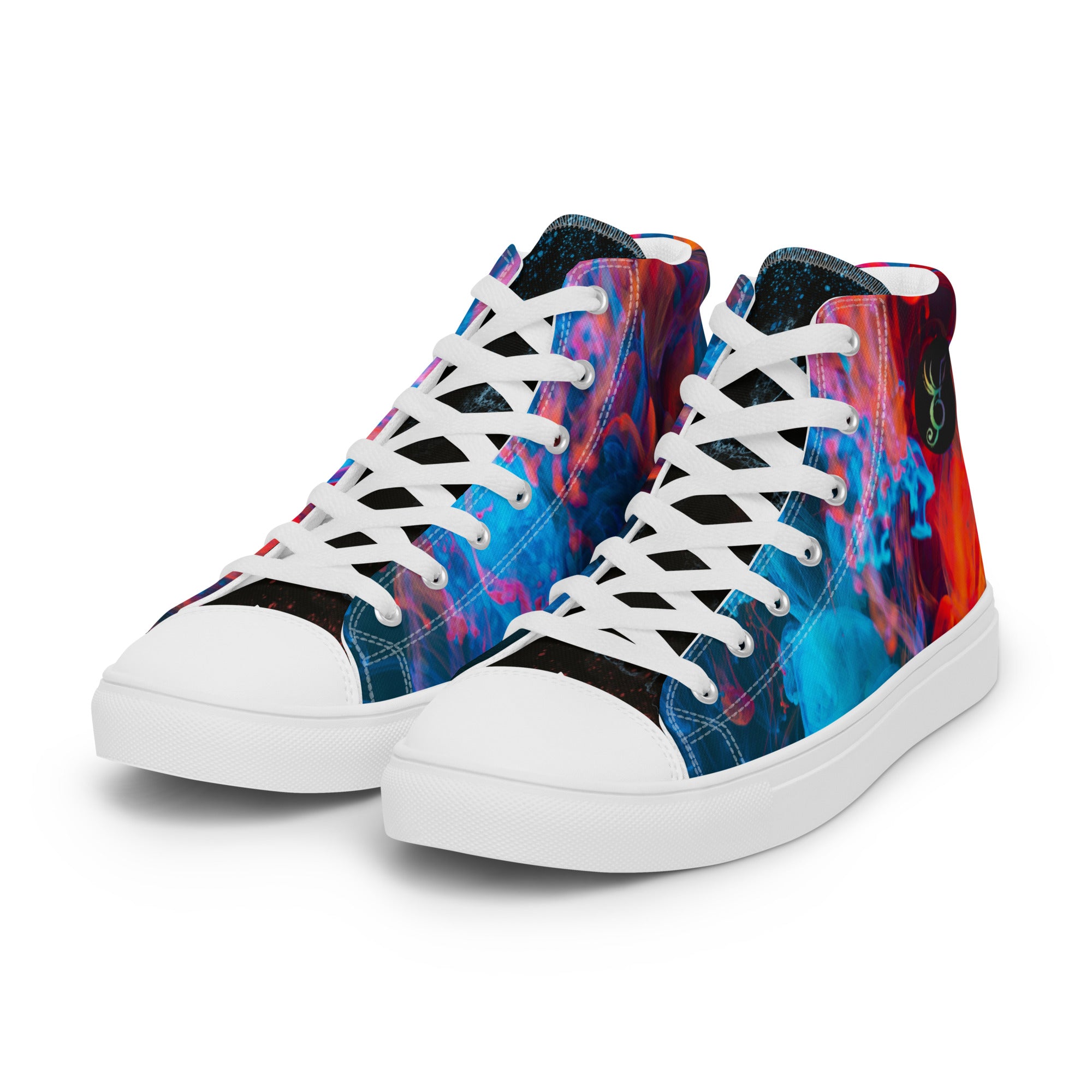 SurfZilla Abstract 1 Men’s high top canvas shoes