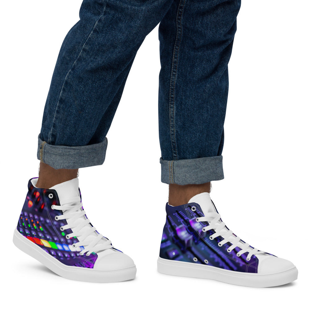Wax Masters Men’s high top canvas shoes