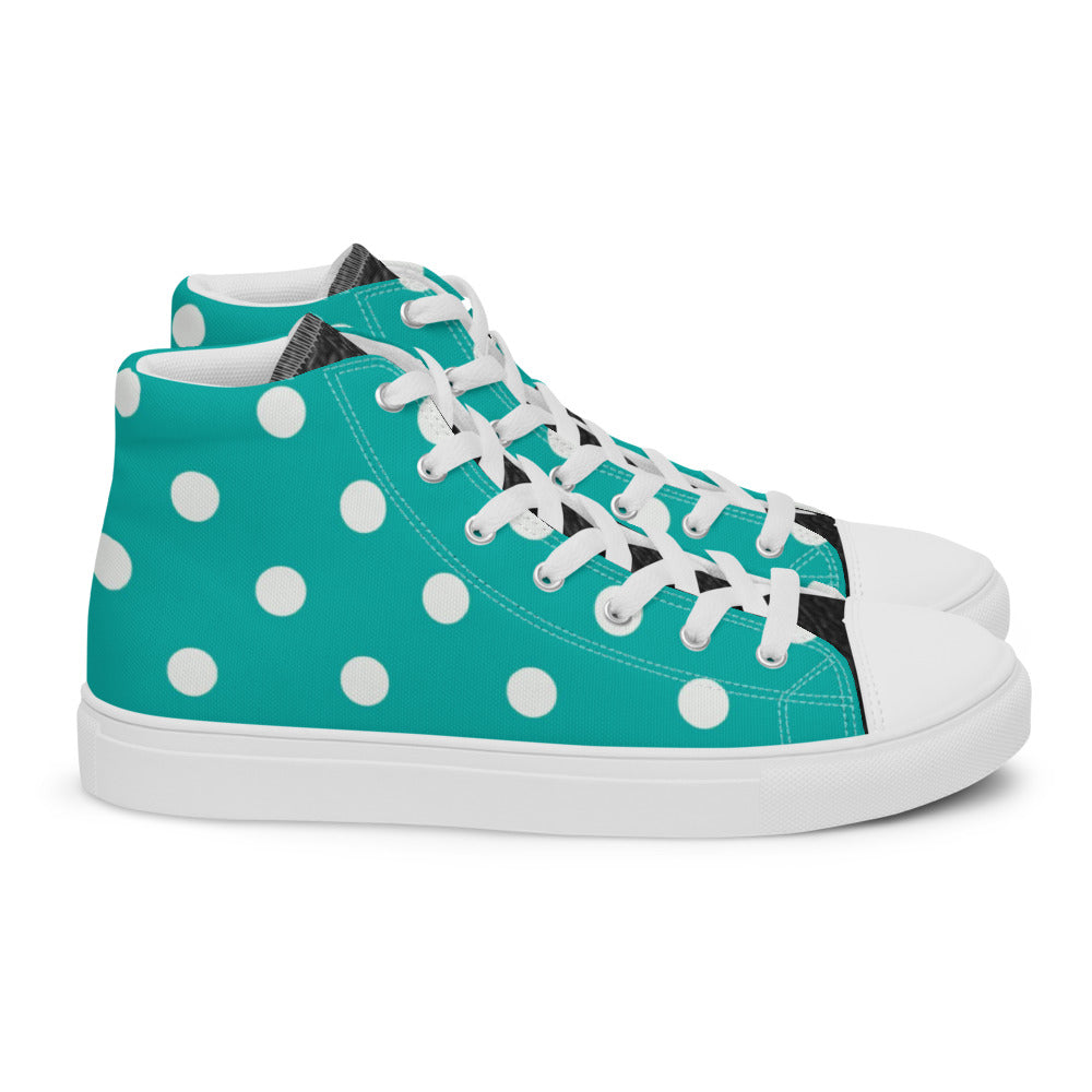 Zilla Dotz Aqua Men’s high top canvas shoes