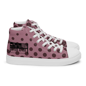 SurfZilla Synth Syrup Men’s high top canvas shoes