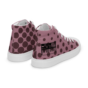 SurfZilla Synth Syrup Men’s high top canvas shoes