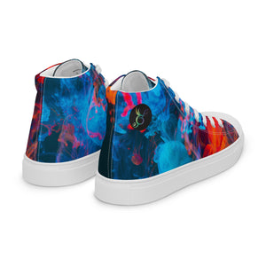 SurfZilla Abstract 1 Men’s high top canvas shoes