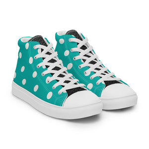 Zilla Dotz Aqua Men’s high top canvas shoes