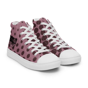 SurfZilla Synth Syrup Men’s high top canvas shoes