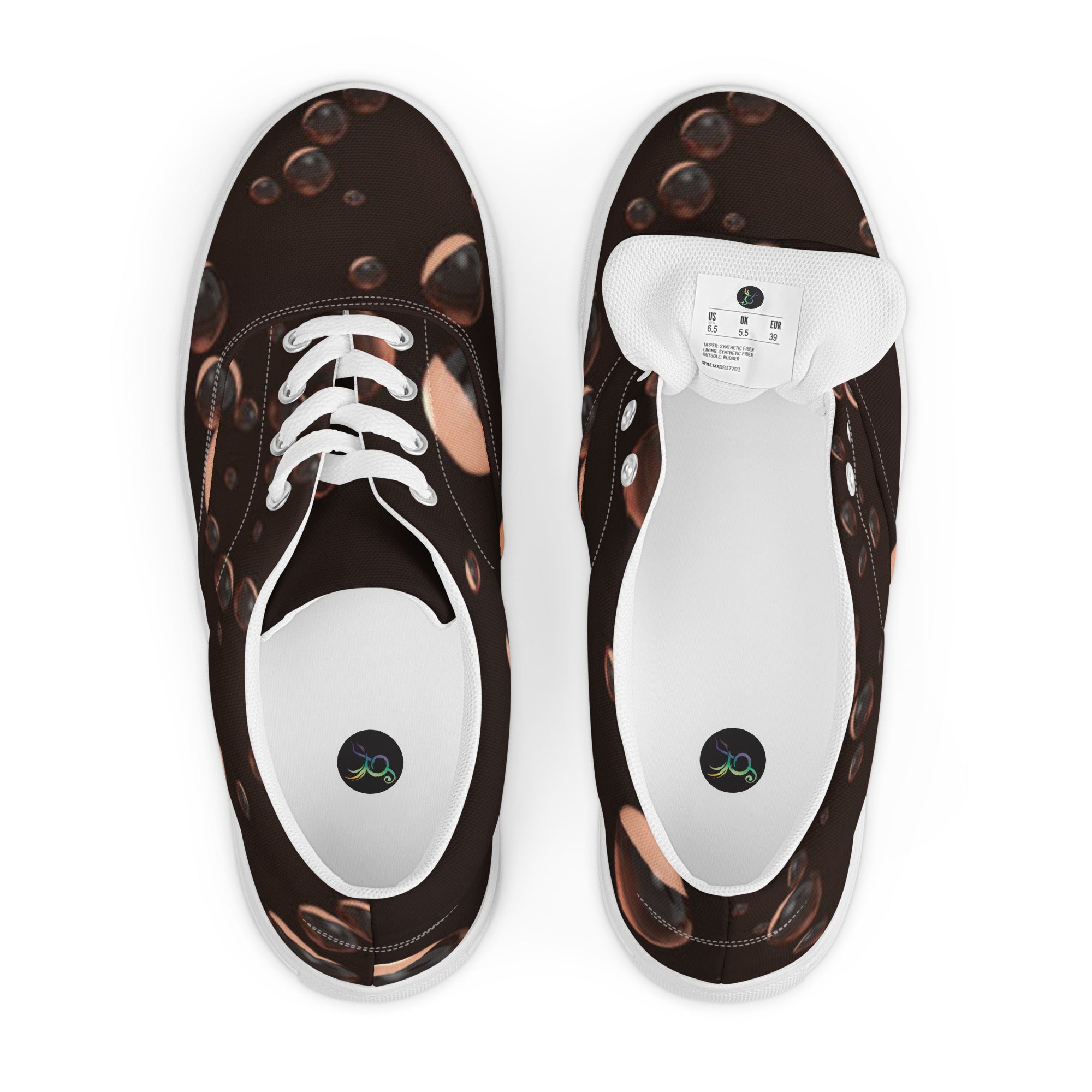 Zilla Dots Sahara Men’s lace-up canvas shoes
