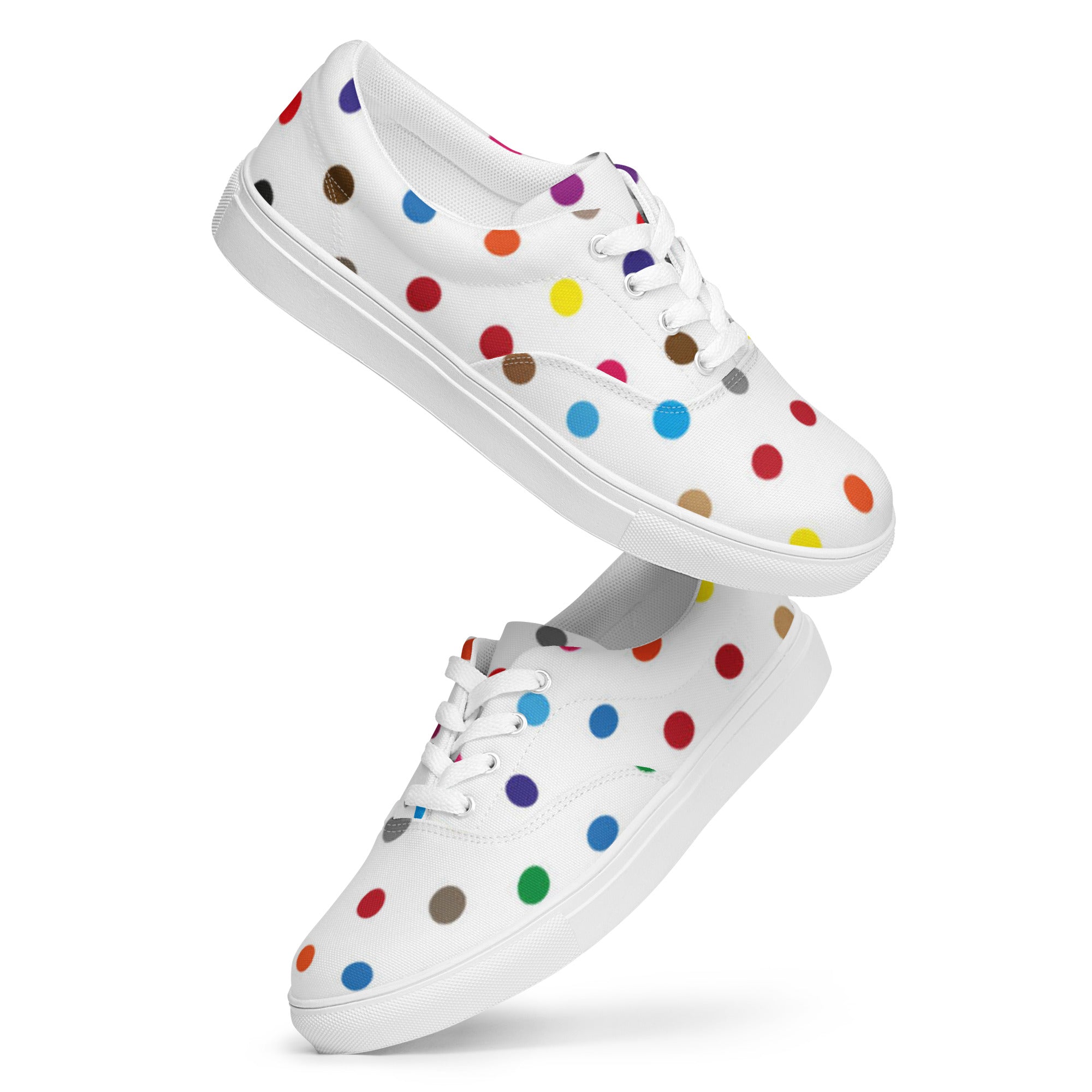 Zilla Dots Party City Men’s lace-up canvas shoes